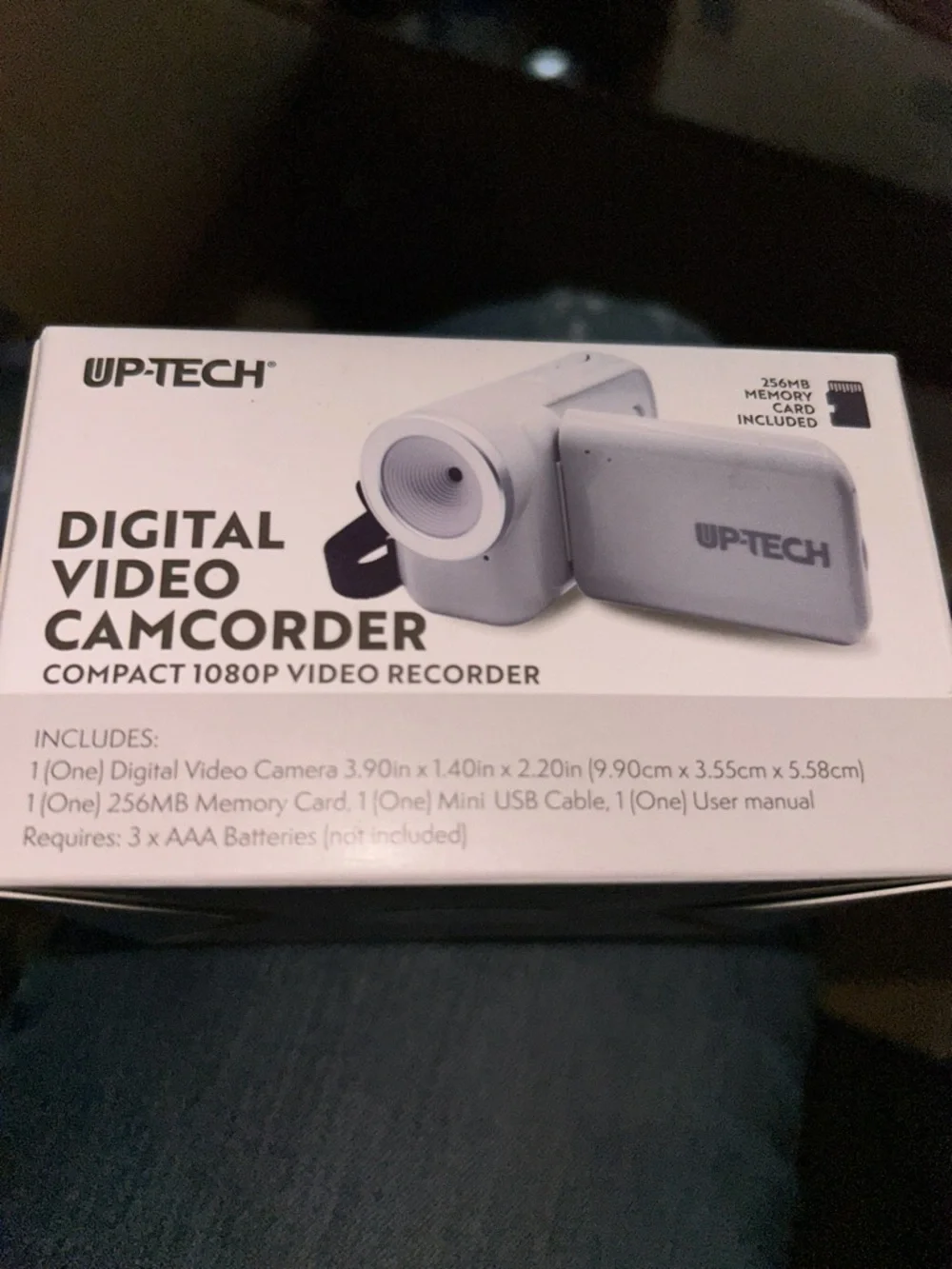 White Digital Video Camcorder - Compact 1080p Recorder